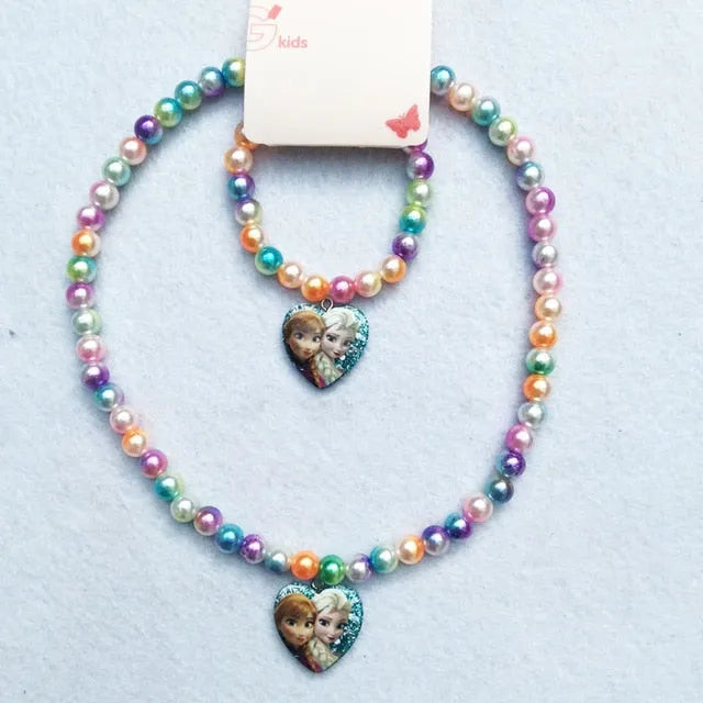 Collier et Bracelet Reine des Neiges
