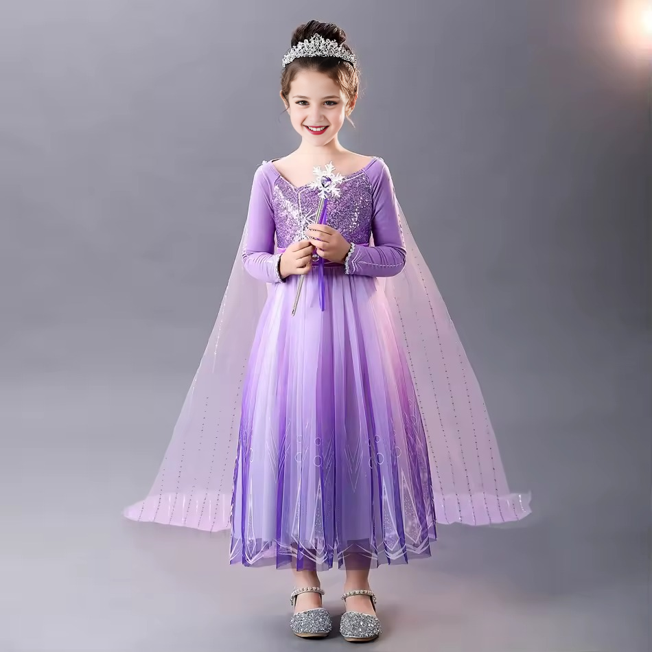 Robe Elsa Reine des Neiges 2 | Achat sur Reine-des-Neiges.com