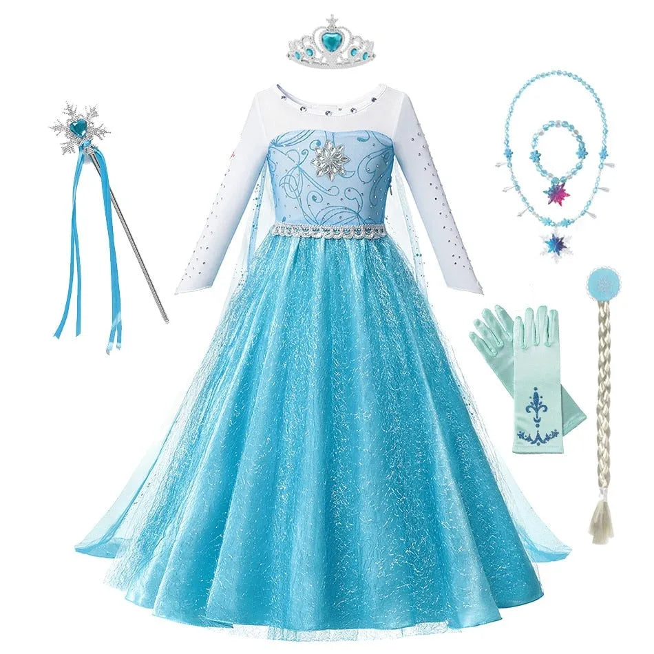 Robe Reine des Neiges Blanche