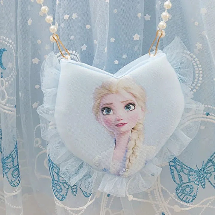 Robe Reine des Neiges avec sac à main