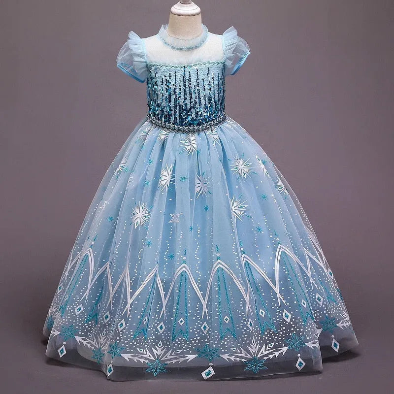 Robe Reine des Neiges chaude