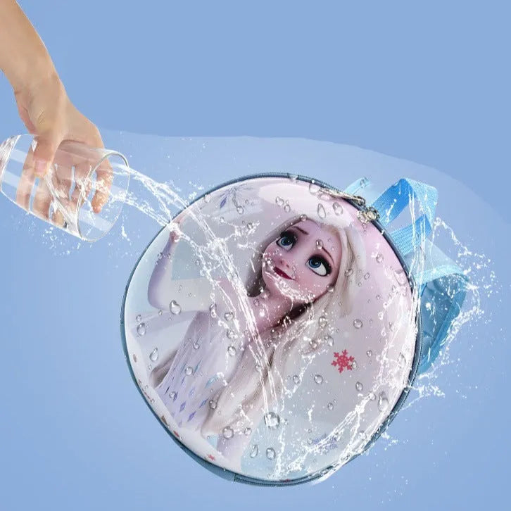Sac à dos Rond Reine des Neiges Bleu