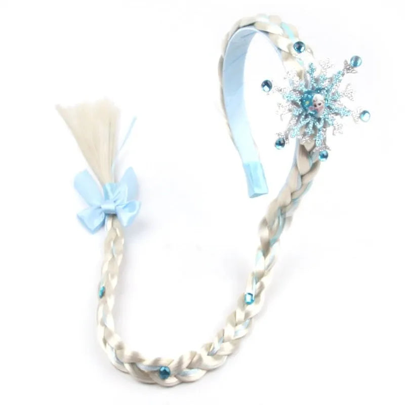 Accessoires Déguisement Elsa Perruque Princesse Elsa Reine Des Neiges - Accessoire Cosplay Enfant Avec Flocons, Couronne Et Filet, Idéal Fête Et Jeu De Rôle Accessoires Déguisement Elsa Perruque Princesse Elsa Reine Des Neiges - Accessoire Cosplay Enfant Avec Flocons, Couronne Et Filet, Idéal Fête Et Jeu De Rôle