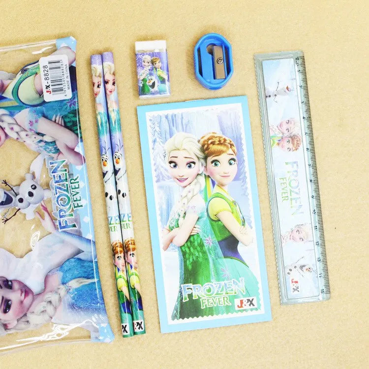 Trousse avec fournitures scolaires Reine des Neiges