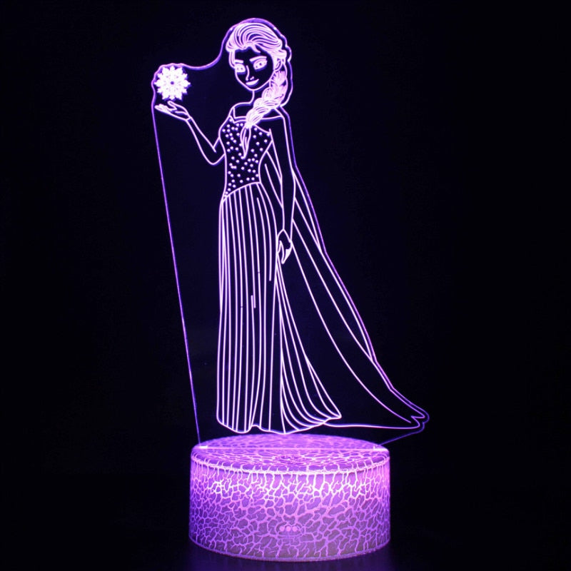 Lampe LED Elsa La Reine des Neiges achat en ligne sur