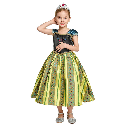 Anna Reine des Neiges Robe Verte