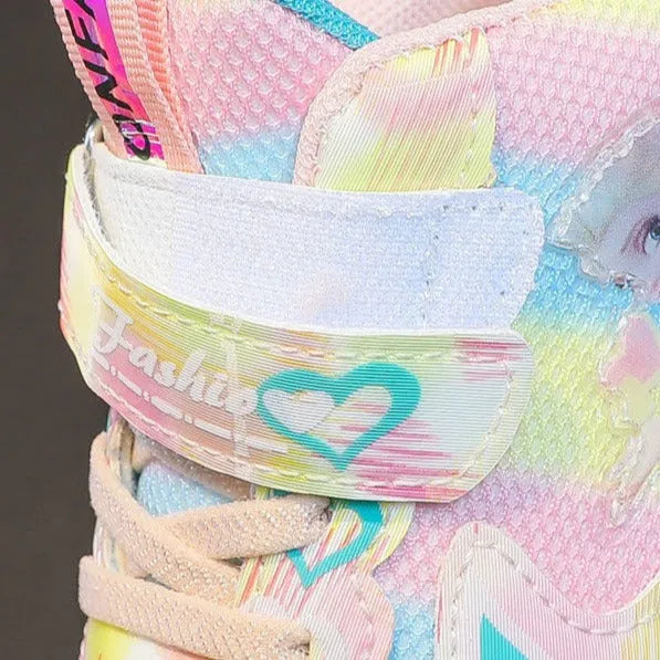Baskets multicolores Reine des Neiges