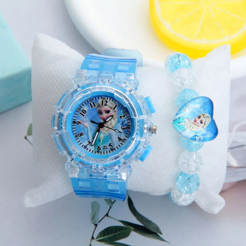Boîte cadeau Montre et Bracelet Reine des Neiges