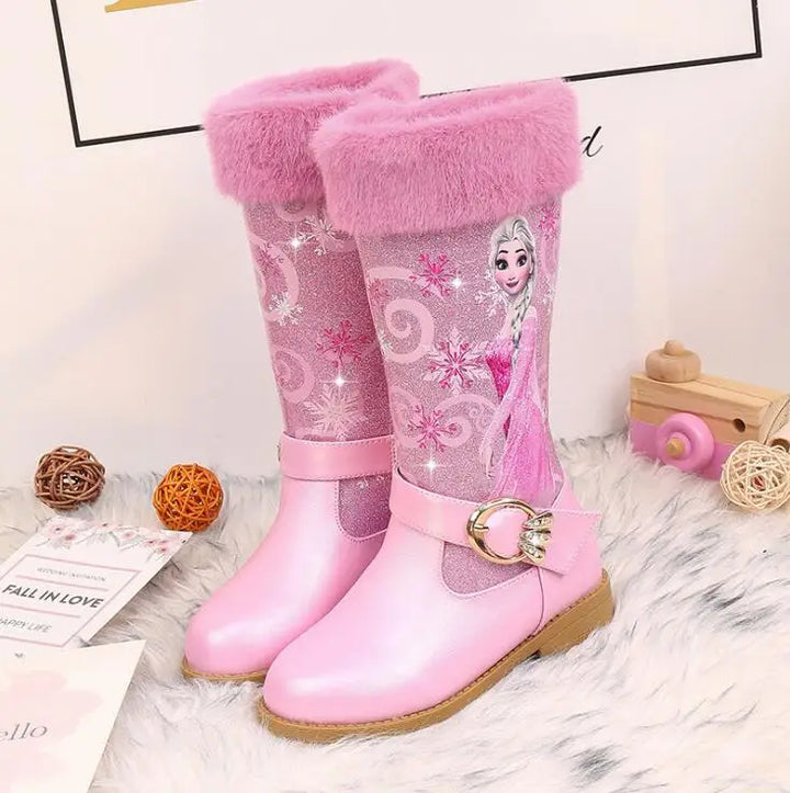 Bottes d'hiver en cuir et fourrure Völkl Panda Polar