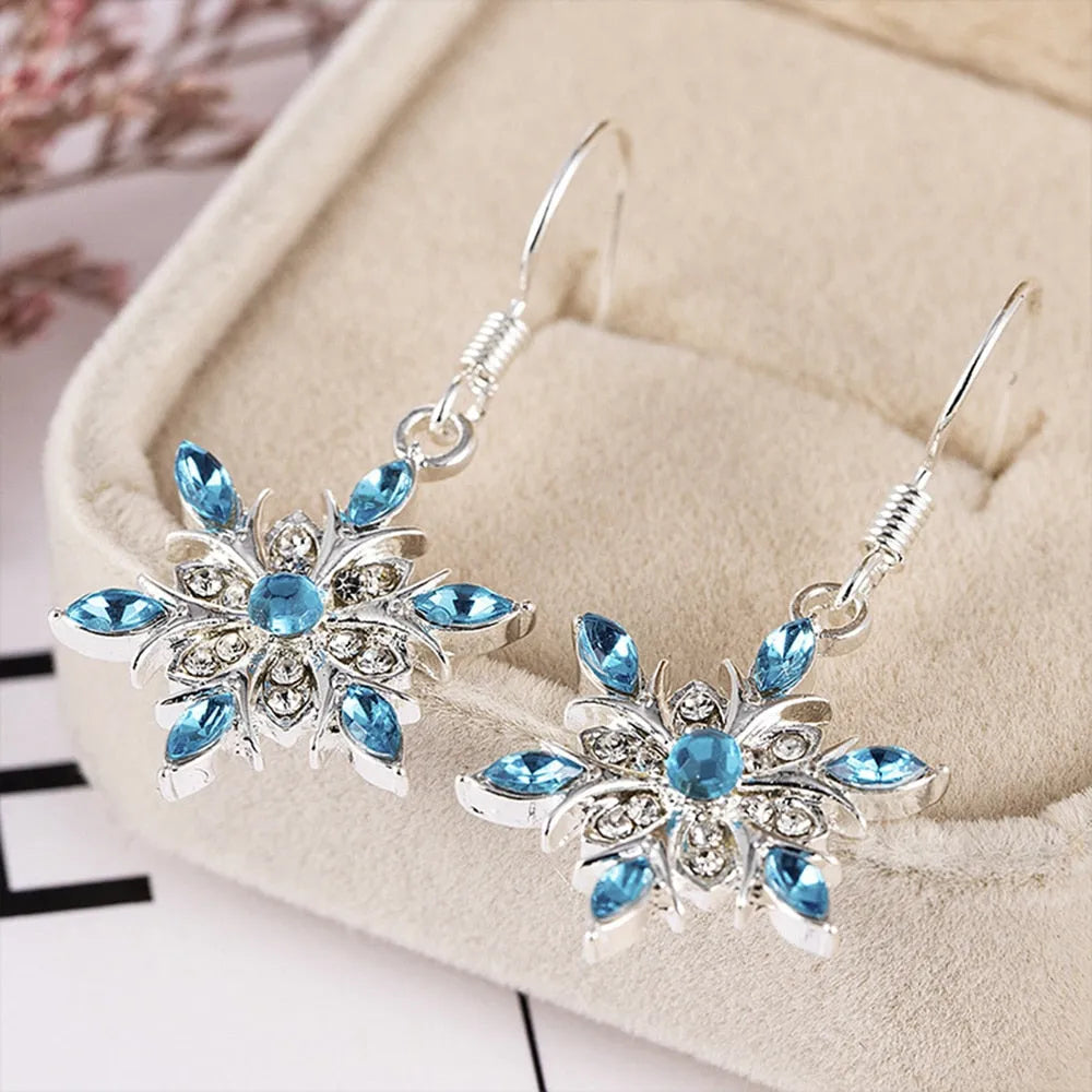 Boucles d'oreilles Reine des Neiges Flocon