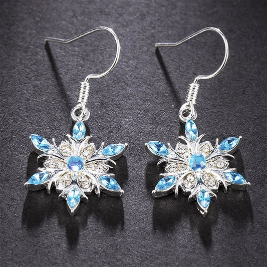 Boucles d'oreilles Reine des Neiges Flocon