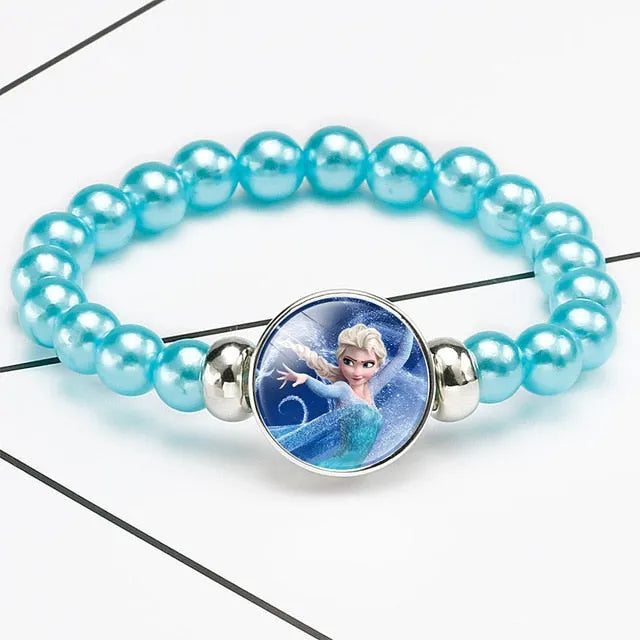 Bracelet Reine des Neiges Perles