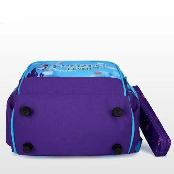 Cartable écolier et trousse Reine des Neiges
