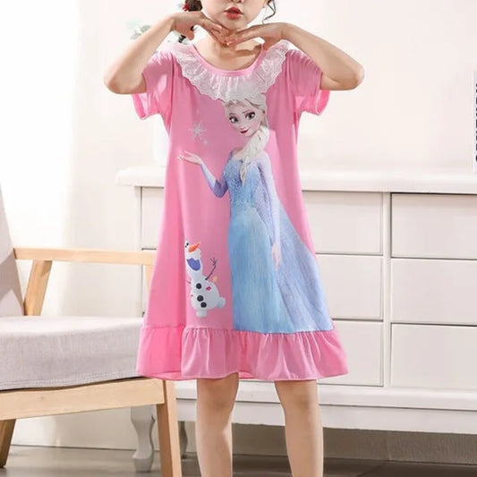 Chemise de Nuit Elsa et Olaf