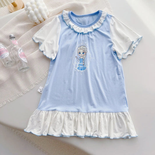 Chemise de nuit légère Reine des Neiges