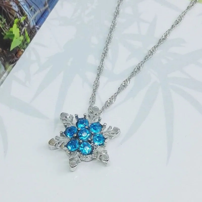 Collier flocon Reine des Neiges
