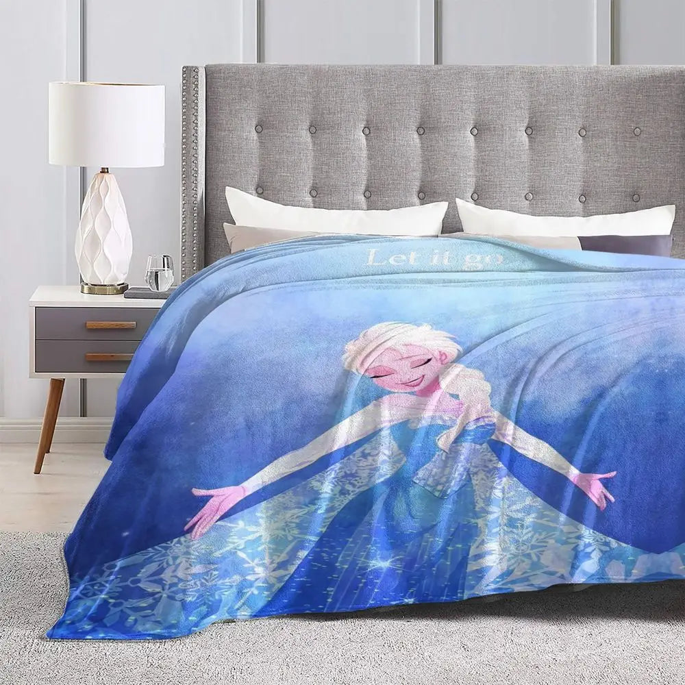 Couverture douce Reine des Neiges