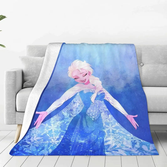 Couverture douce Reine des Neiges