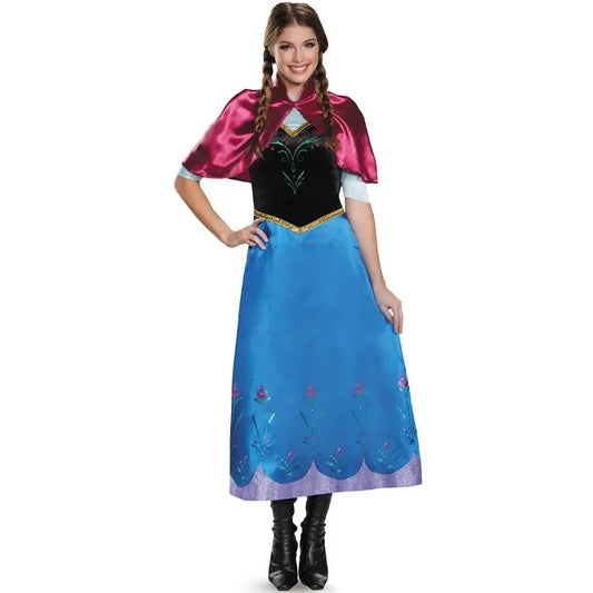 Deguisement anna Reine des Neige adulte