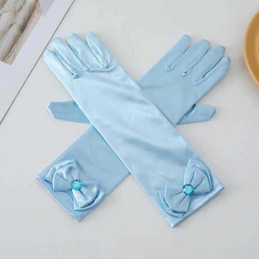 Gants déguisement Reine des Neiges