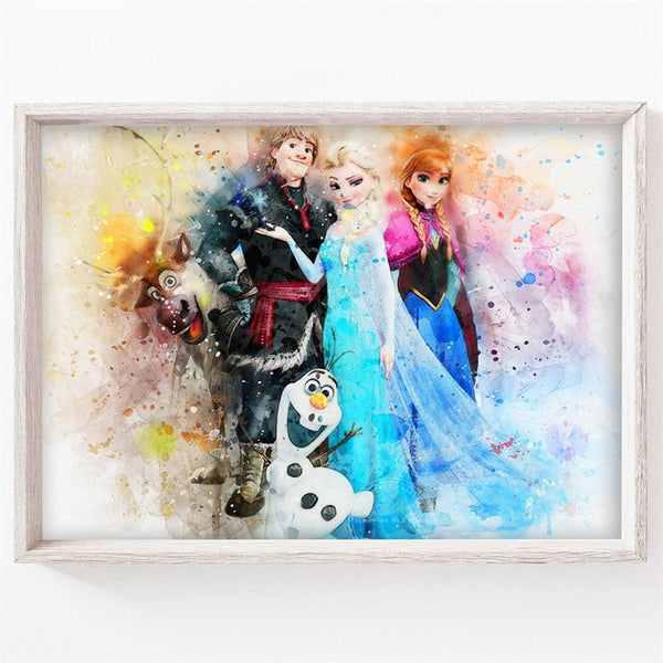 Toile Art Reine des Neiges