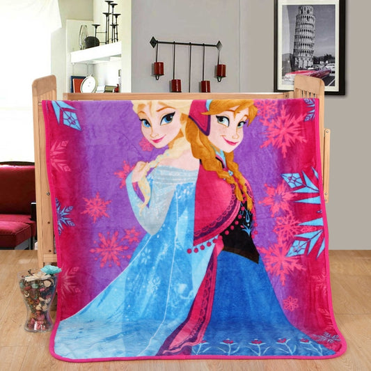 Plaid Elsa et Anna Reine des Neiges