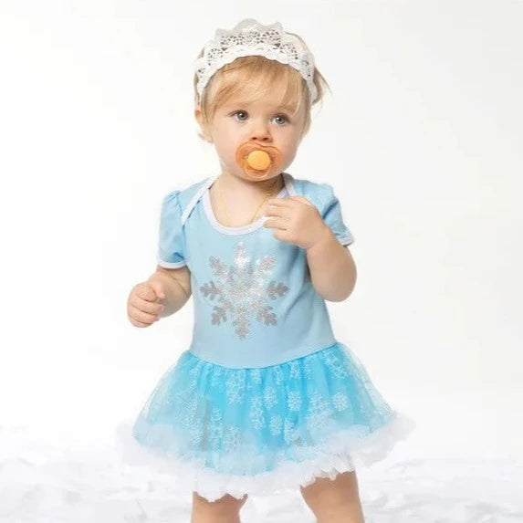 Robe Reine des Neiges Bébé : Elsa