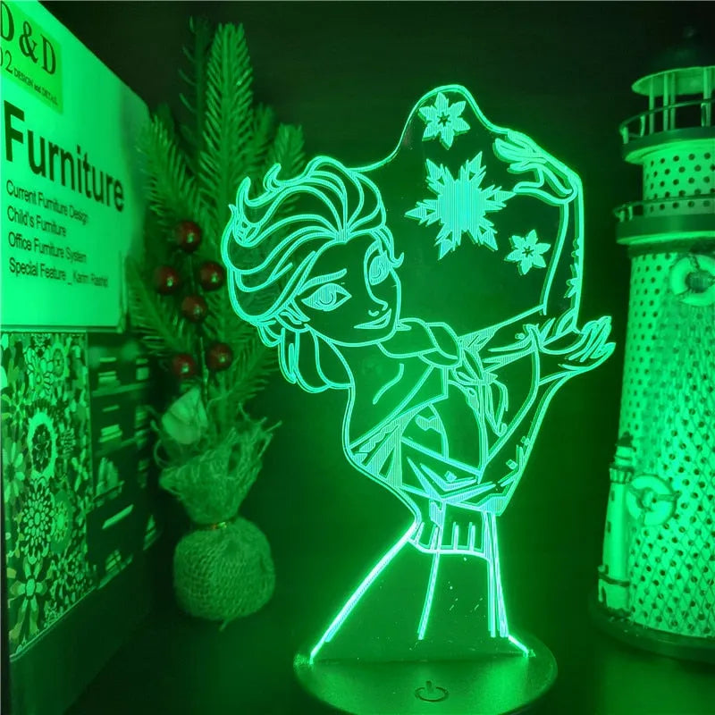 Lampe LED Pouvoir d'Elsa