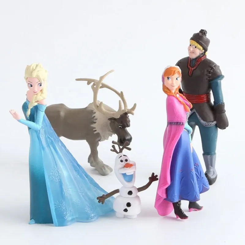 Lot de 5 figurines Reine des Neiges
