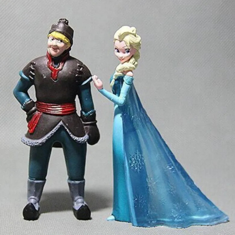 Lot de 5 figurines Reine des Neiges