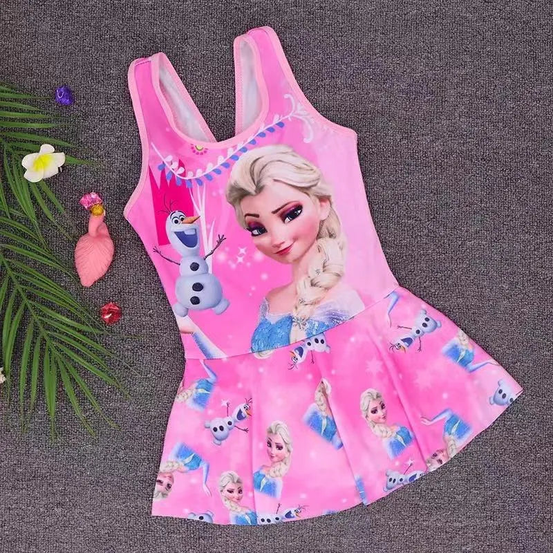 Maillot de Bain Reine des Neiges Jupette