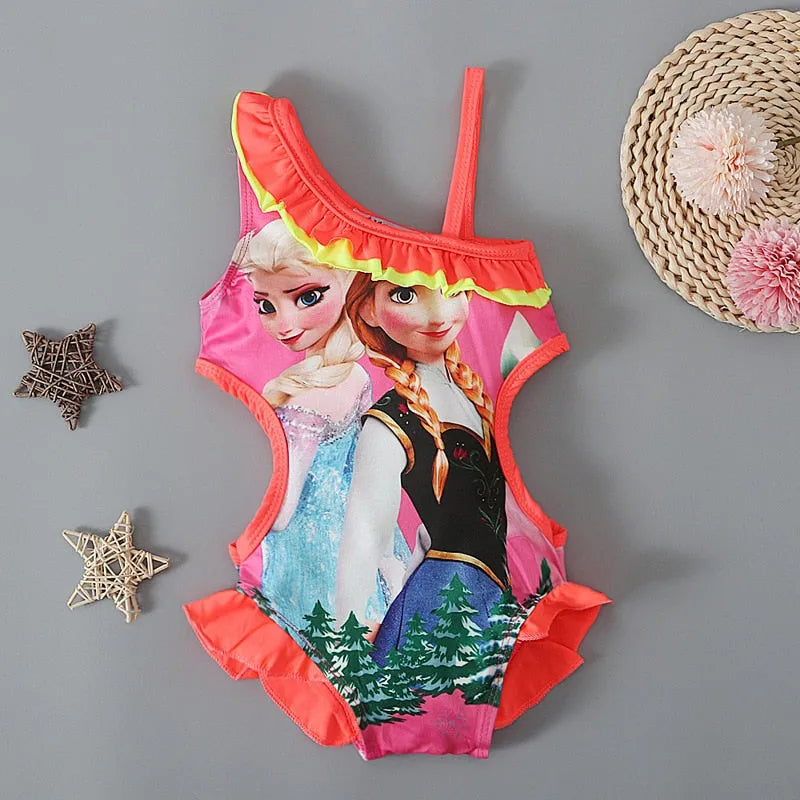 Maillot de bain Reine des Neiges Fille