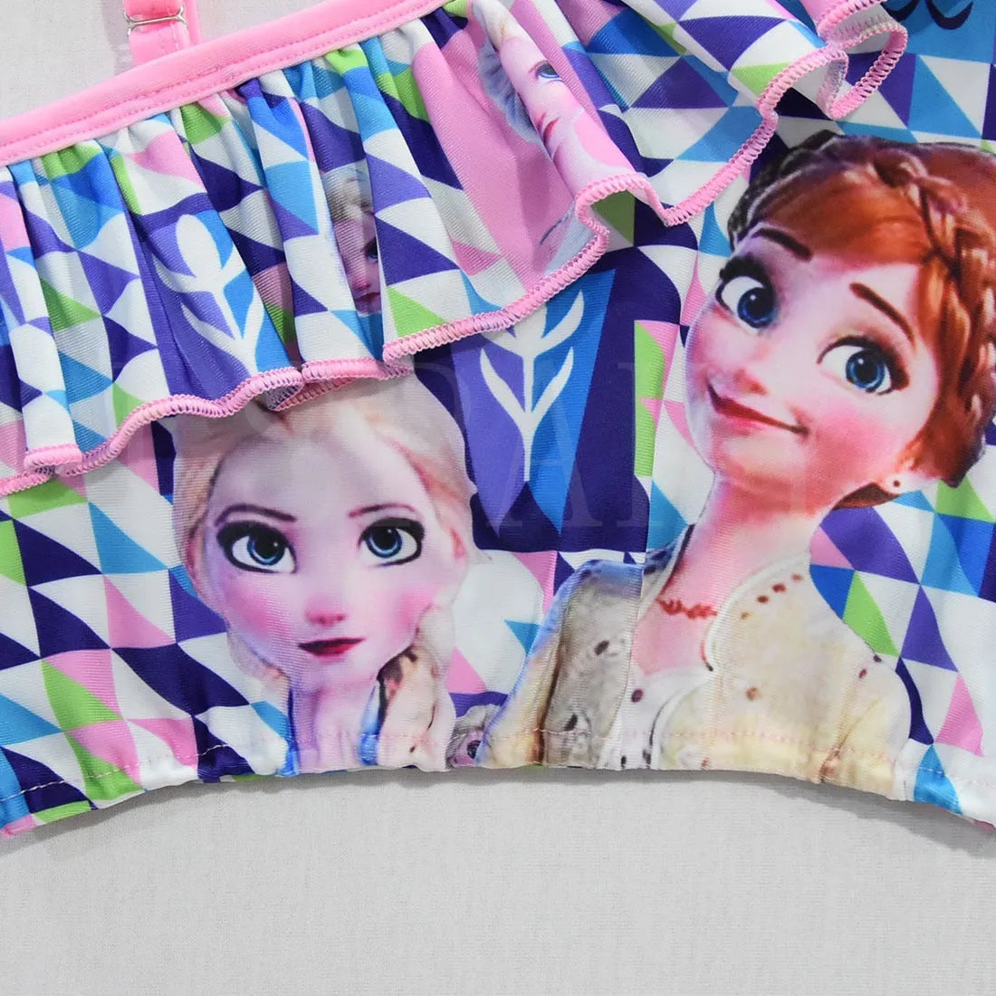Maillot de bain Reine des Neiges coloré