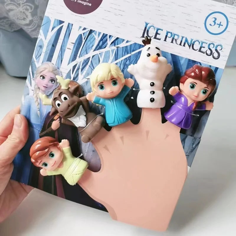 Marionnettes à Doigts De Noël – Lot De 5 Personnages (Père Noël, Bonhomme De Neige…) – PVC Souple – Jouet éducatif Pour Enfants - 6