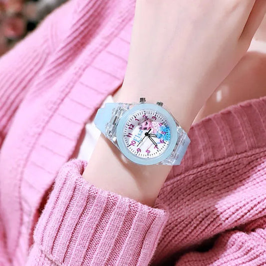 Montre lumineuse Reine des Neiges