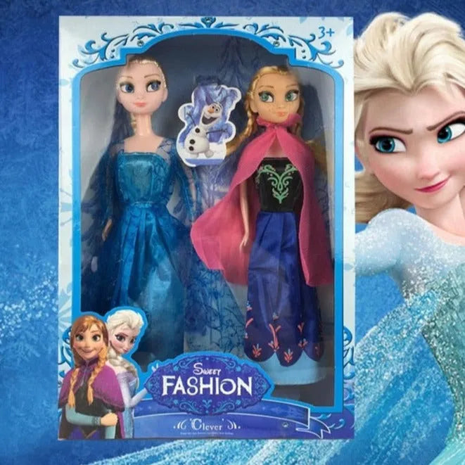 Pack 2 Poupées Reine des Neiges