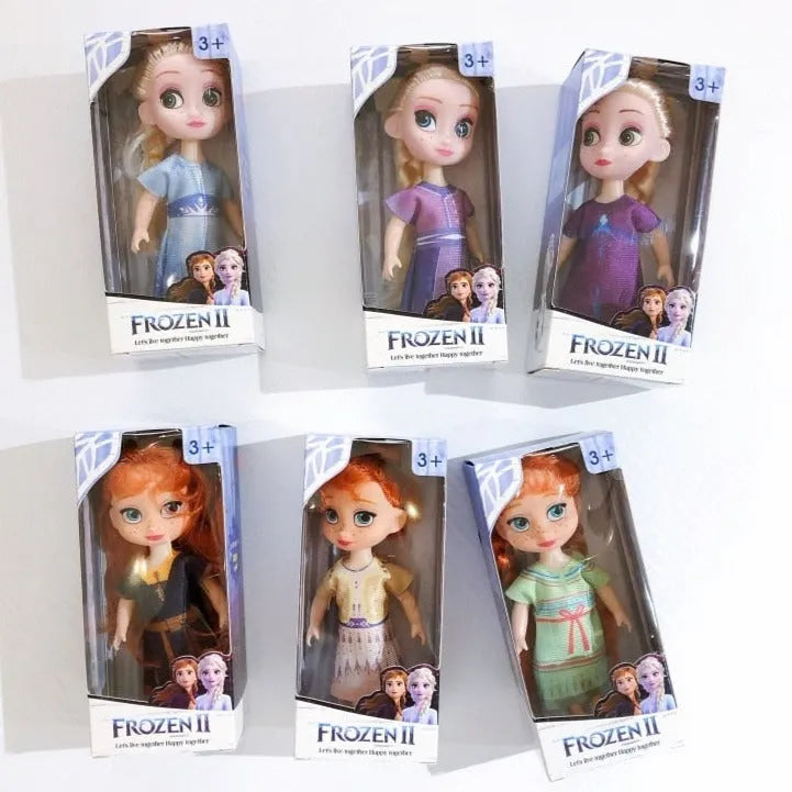 Pack 6 poupées La Reine des Neiges 2