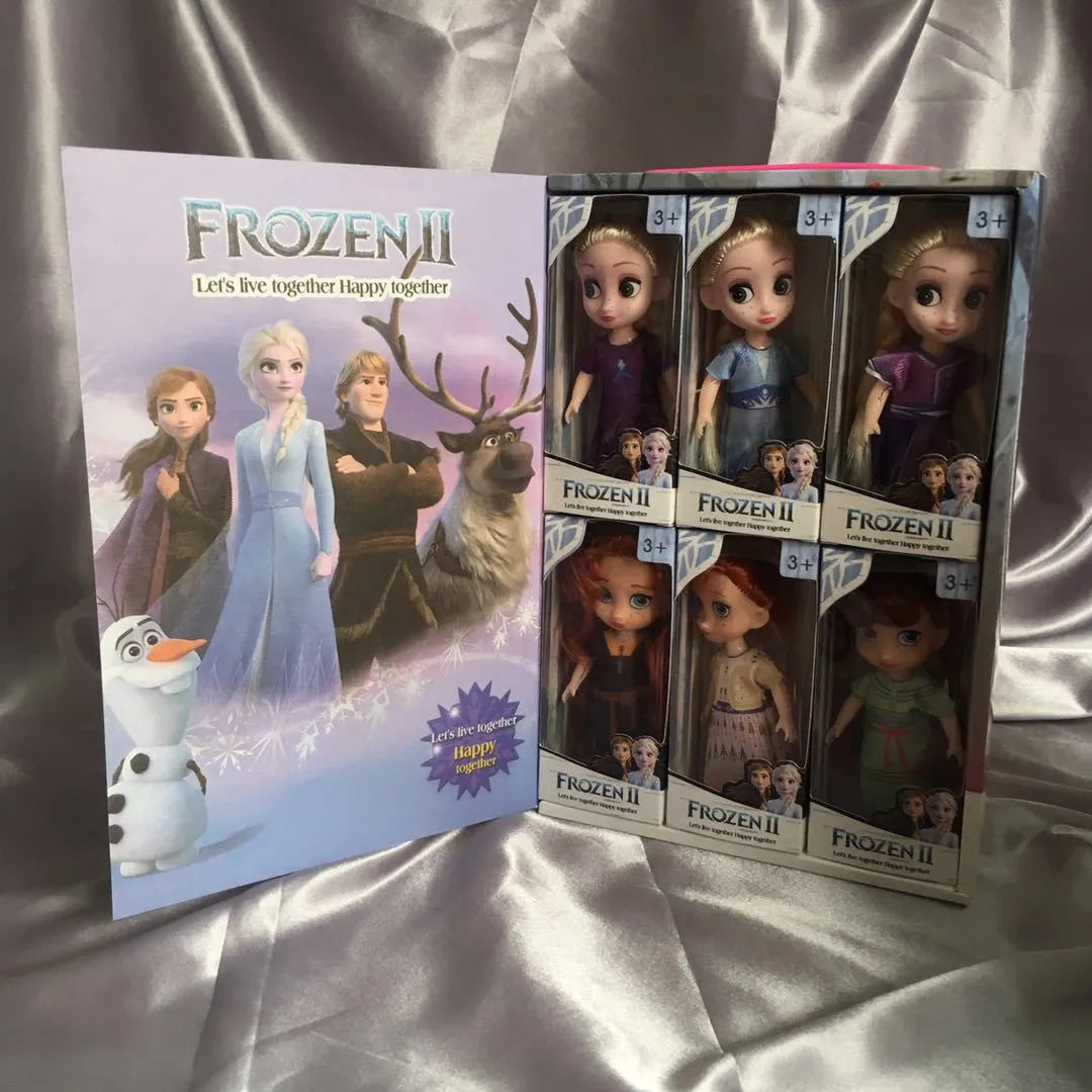 Pack 6 poupées La Reine des Neiges 2