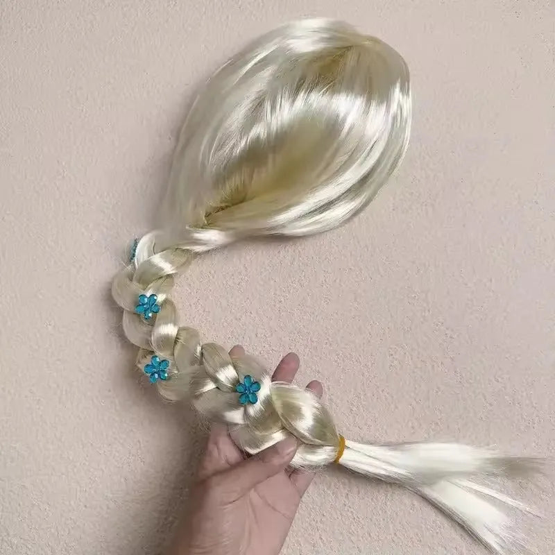 Perruque Elsa enfant