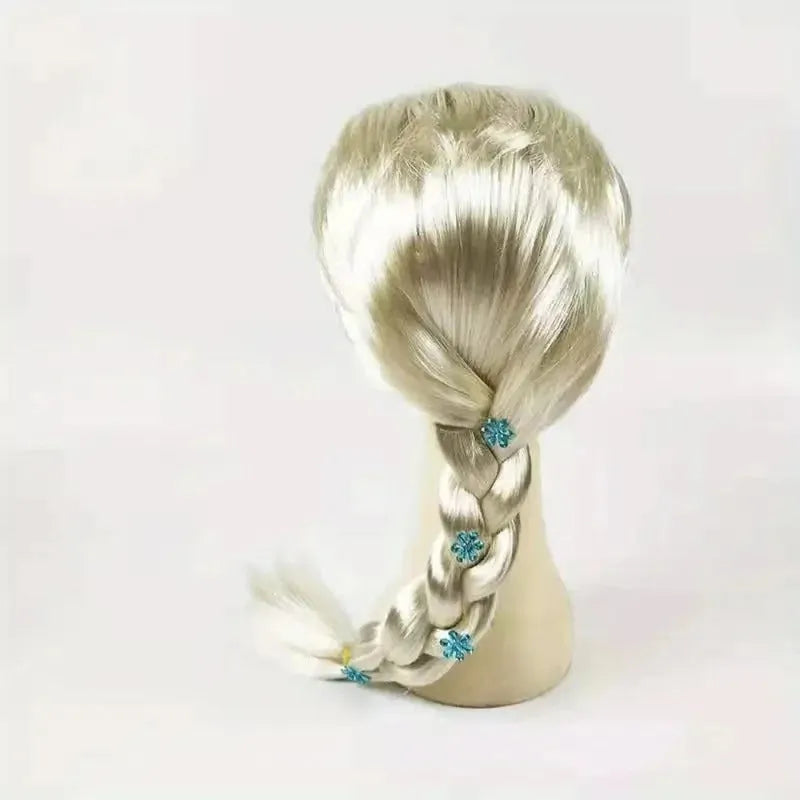 Perruque Elsa enfant