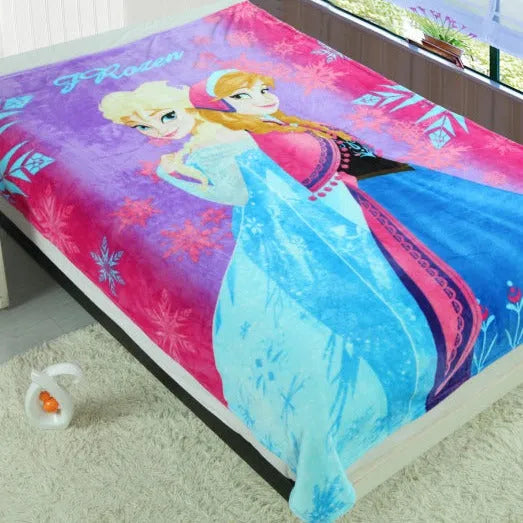 Plaid Elsa et Anna Reine des Neiges
