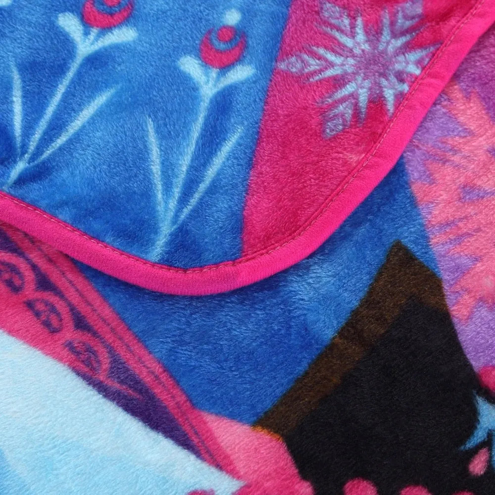 Plaid Elsa et Anna Reine des Neiges