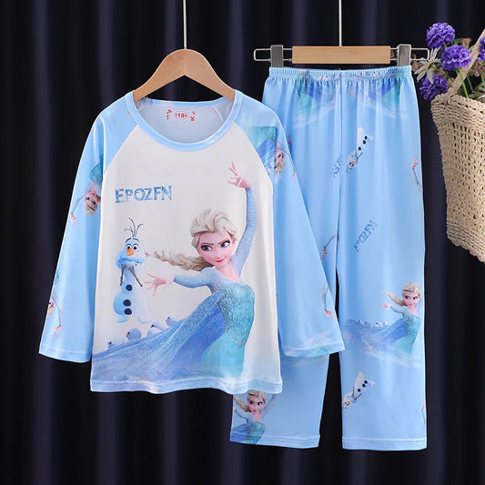Pyjama Reine des Neige bleu