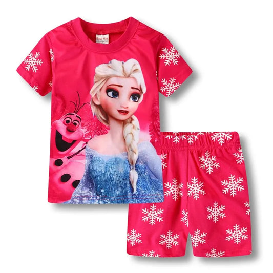 Pyjama Reine des Neiges rouge