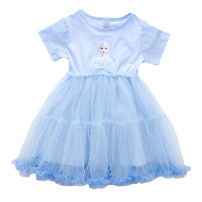 Robe Reine des Neiges Mousseline