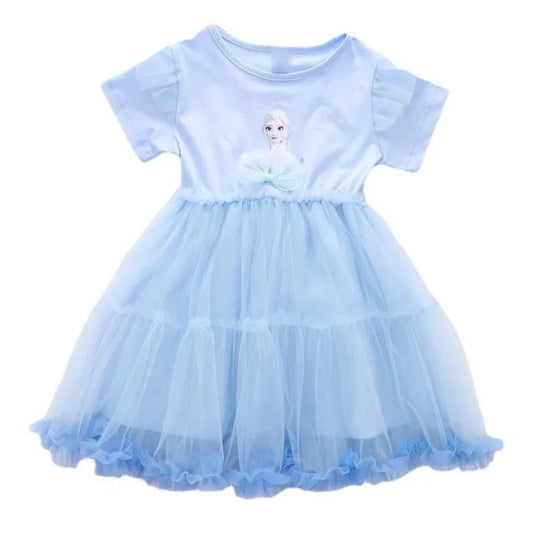 Robe Reine des Neiges Mousseline