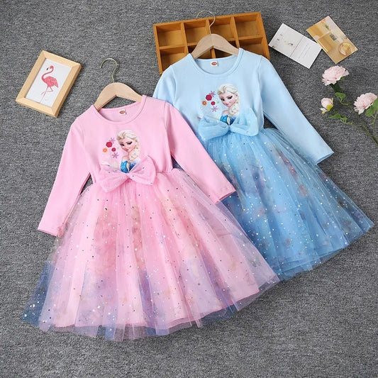 Robe Reine des Neiges Style Princesse