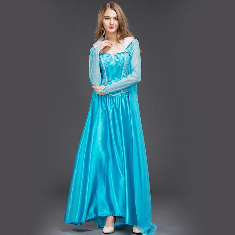 Robe Reine des Neiges adulte