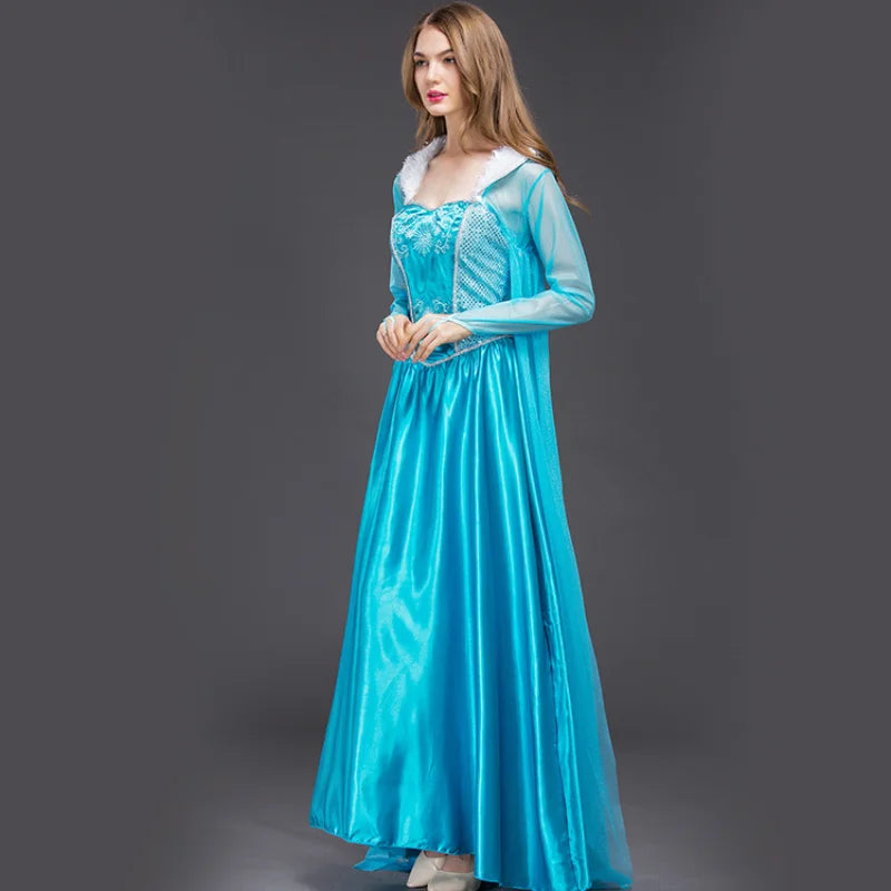 Robe Reine des Neiges adulte