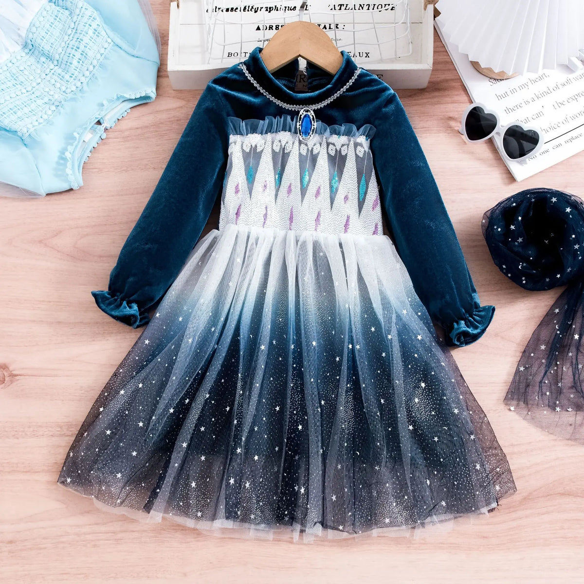 Robe Reine des Neiges chaude